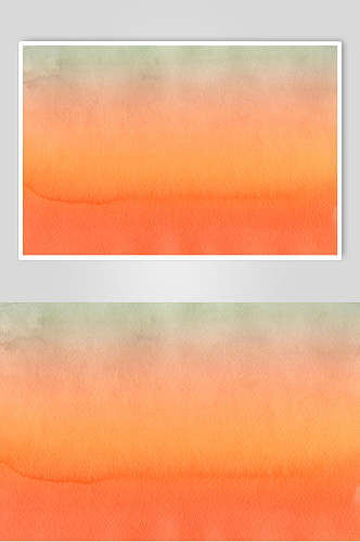 橙色系混合颜色水彩图片