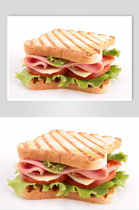 三明治美食图片健康午餐摄影图