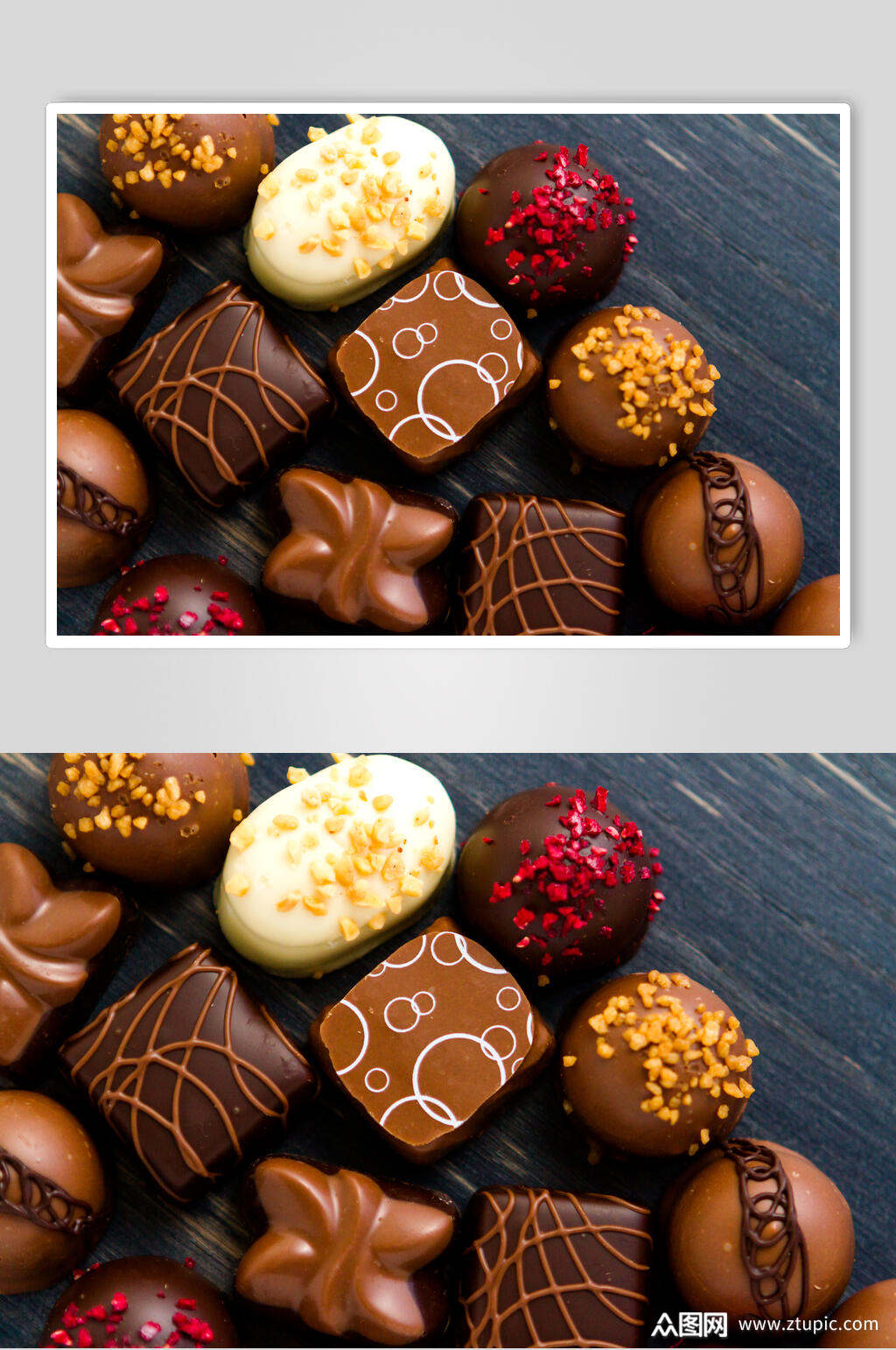 造型巧克力朱古力摄影图