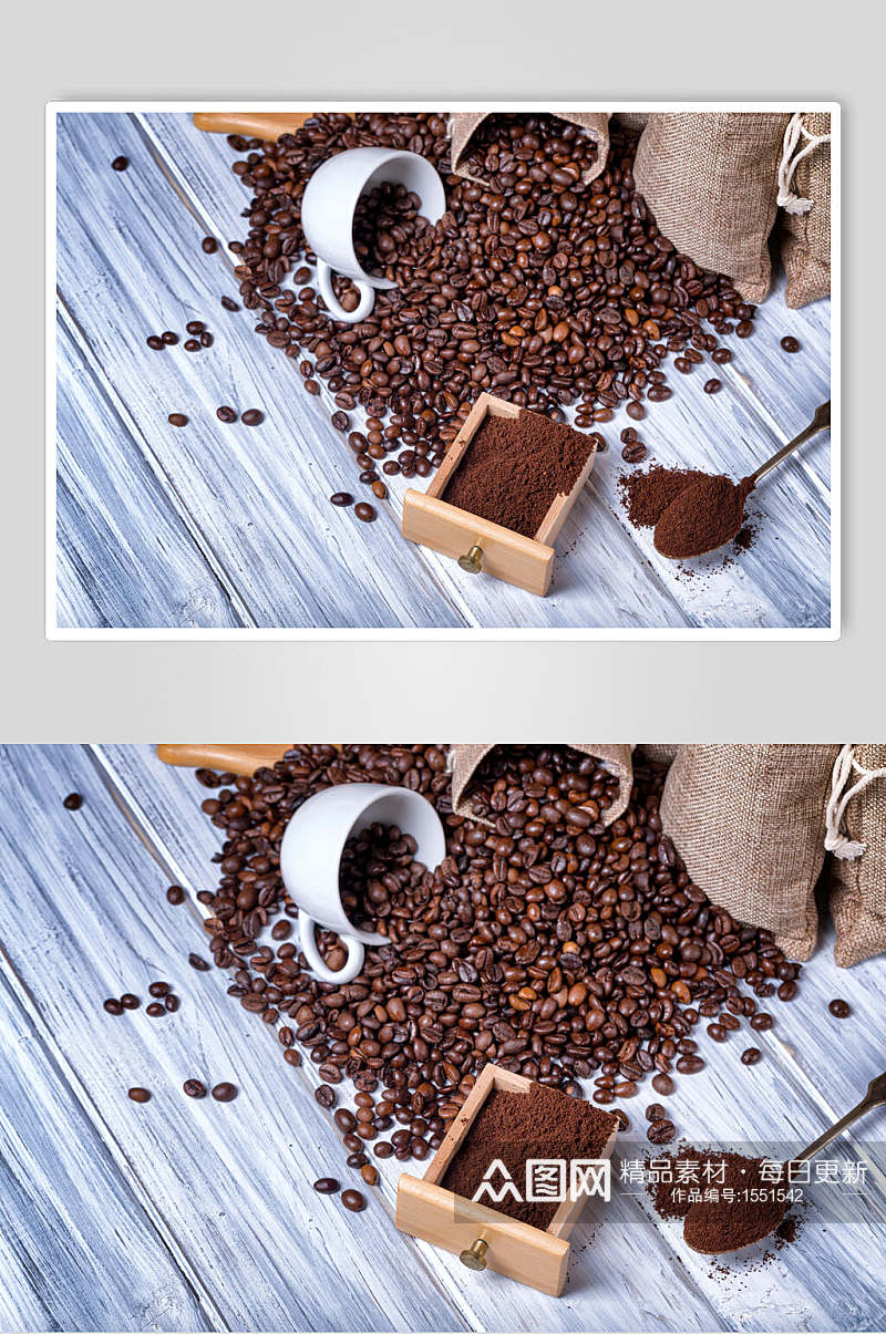 咖啡豆咖啡图片摄影图素材