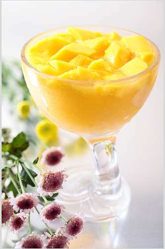 芒果汁饮品高清图片