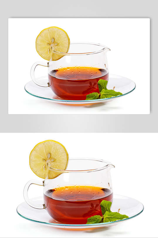 柠檬红茶花茶图片