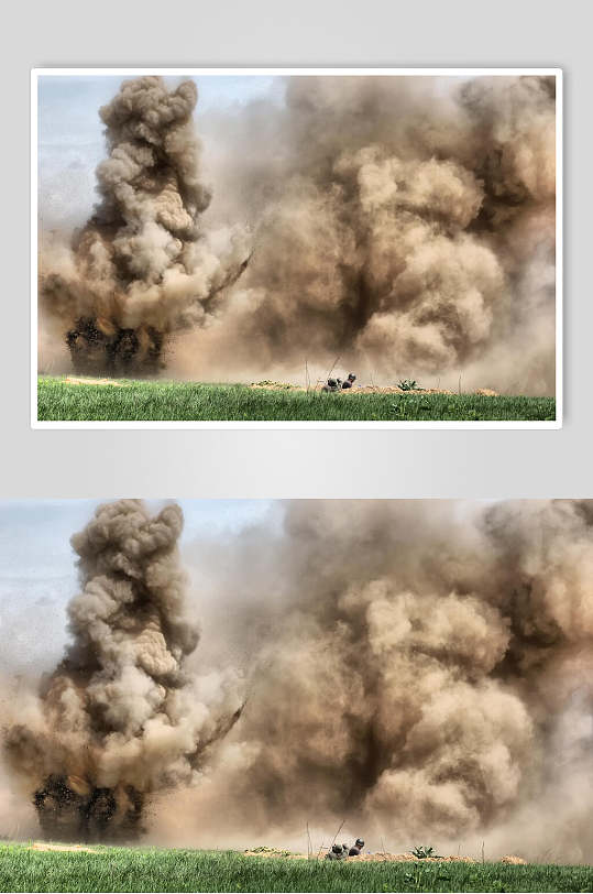 爆破爆炸蘑菇云图片