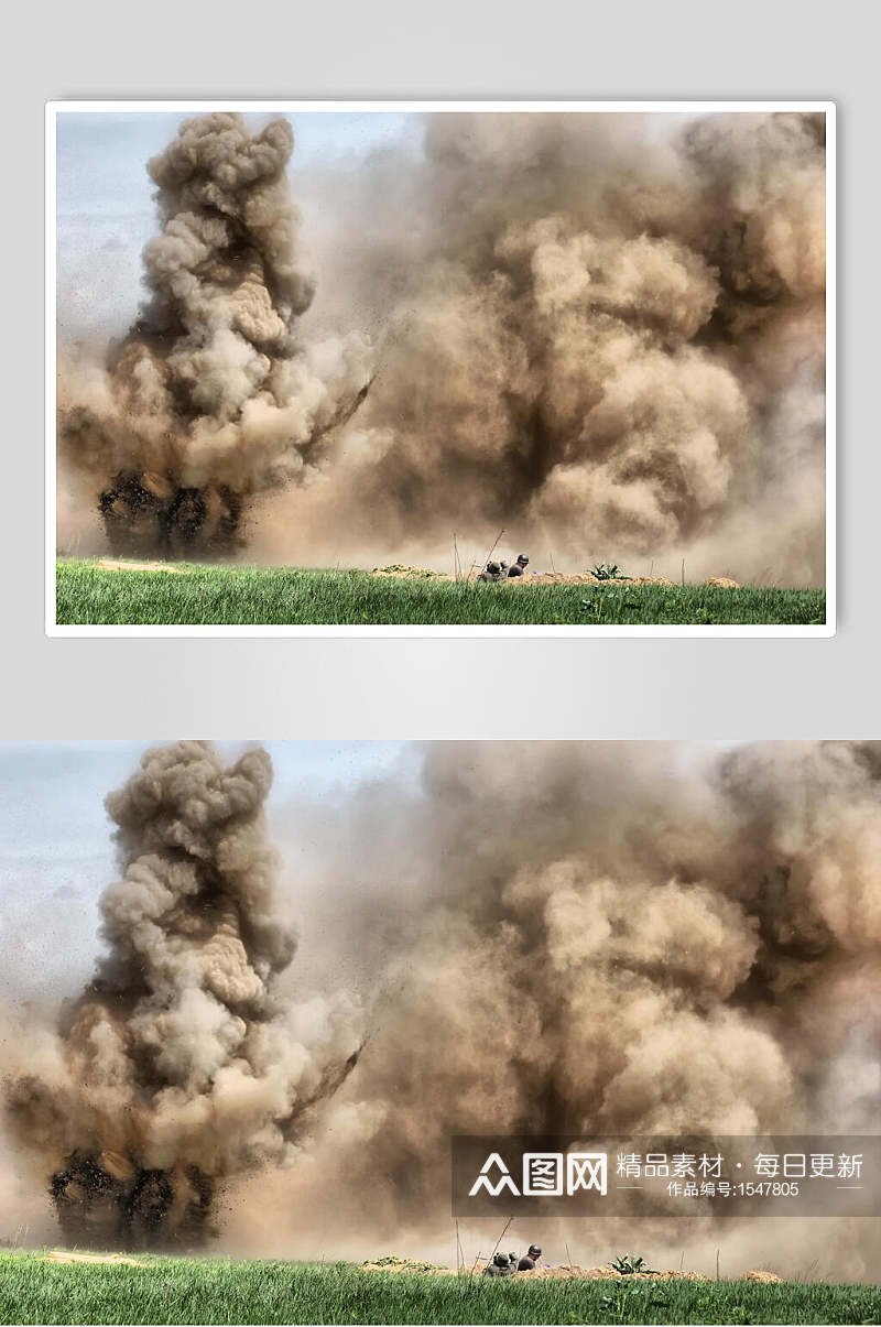 爆破爆炸蘑菇云图片素材