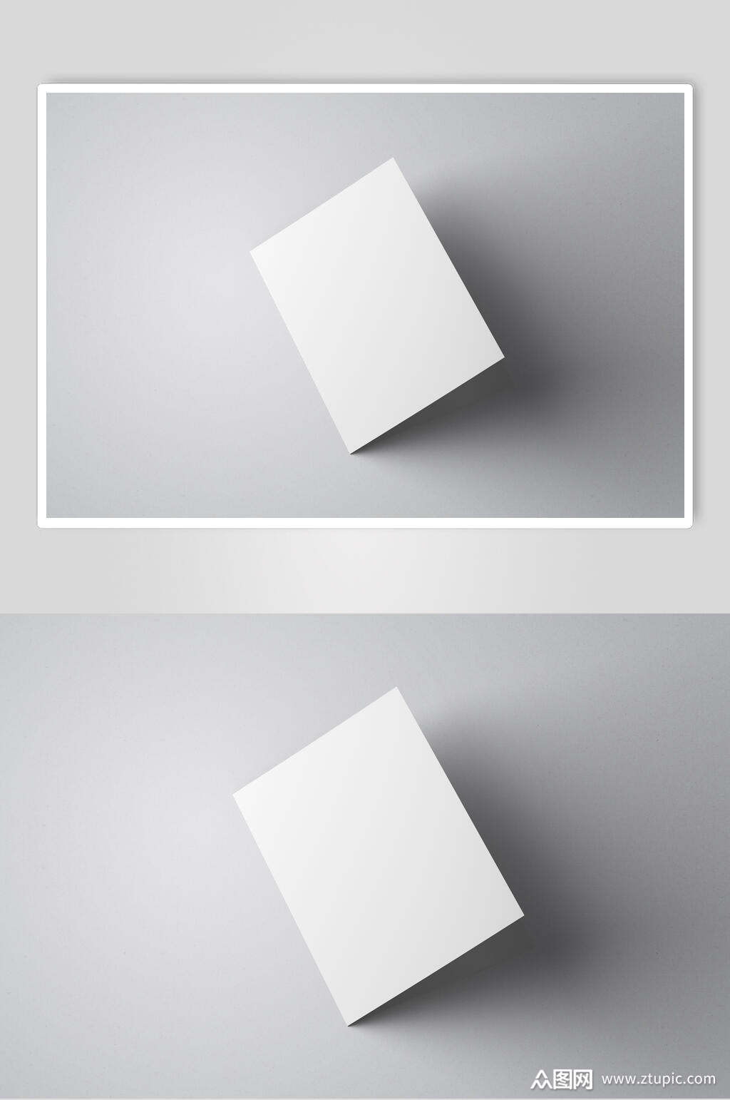 白色画册样机效果图模板下载-编号1648342-众图网