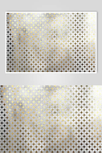 四星格子图案纹理金箔纸材质贴图高清图片