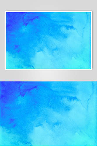 蓝色渐变水彩水墨底纹背景素材高清图片
