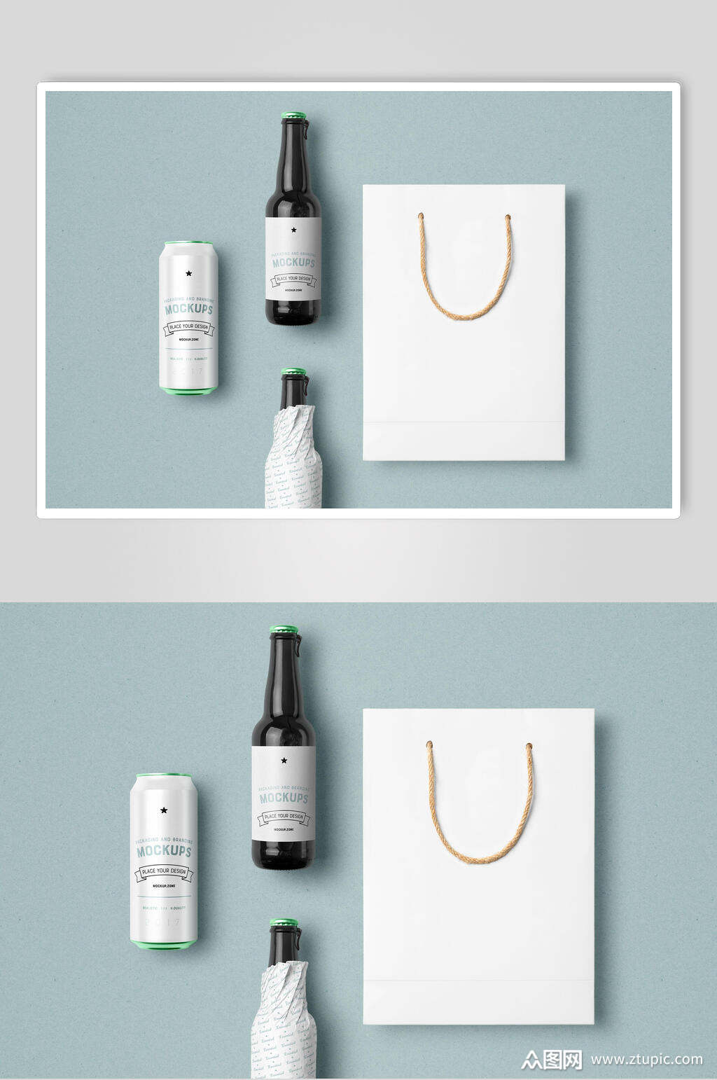 红酒瓶手提袋酒类包装样机模板下载-编号1648418-众图网