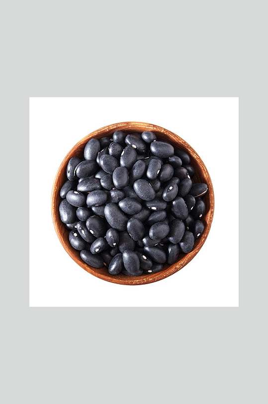 新鲜黑豆美食摄影图