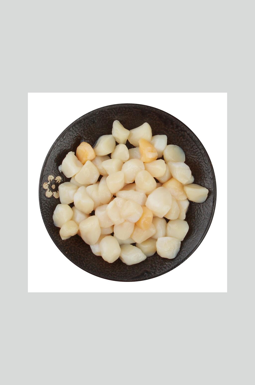 新鲜贝柱碗装高清特写图片素材