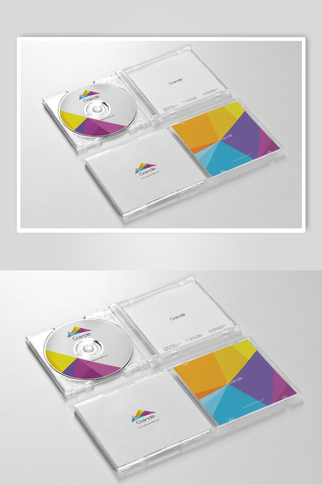 音乐CD碟片展示样机素材