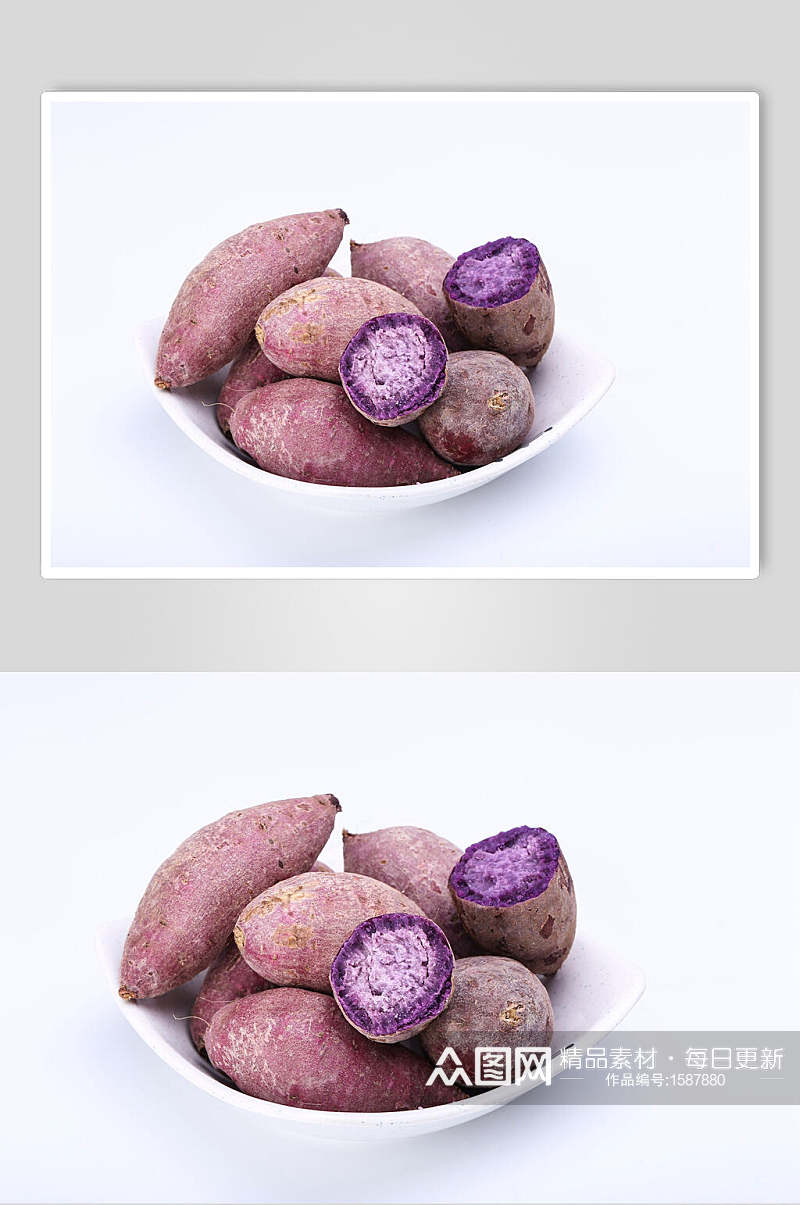 紫薯粥店甜品小吃图片素材