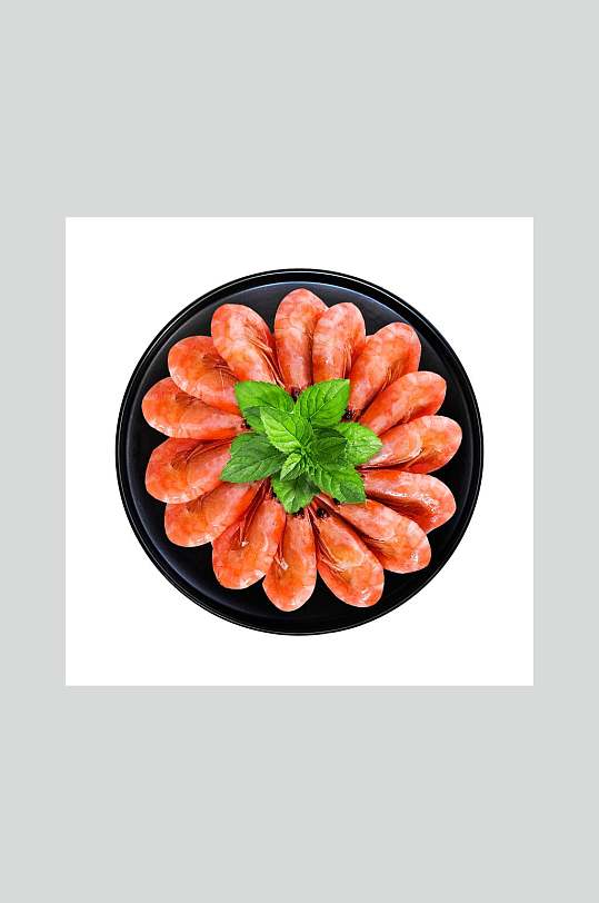 海鲜北极虾拼盘图片