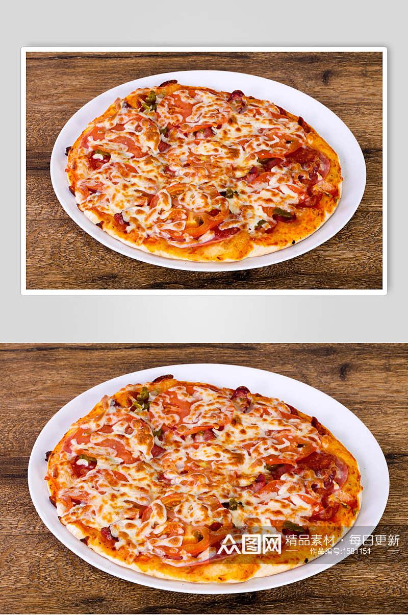 爆款营养披萨高清摄影图片素材