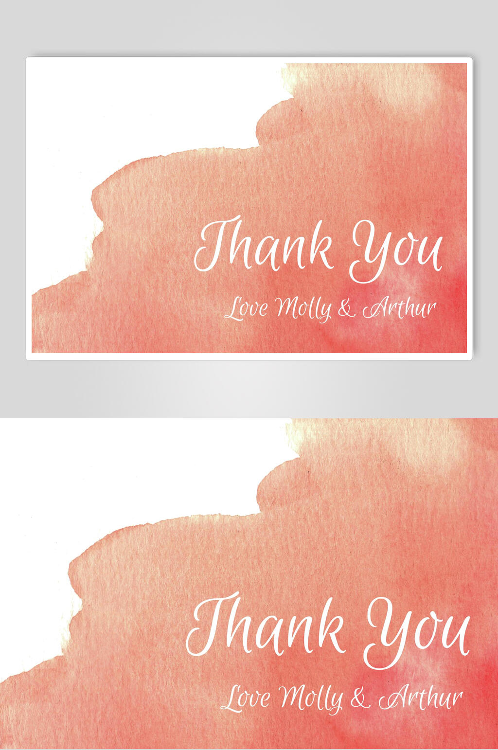 橘红色简约邀请函设计海报素材