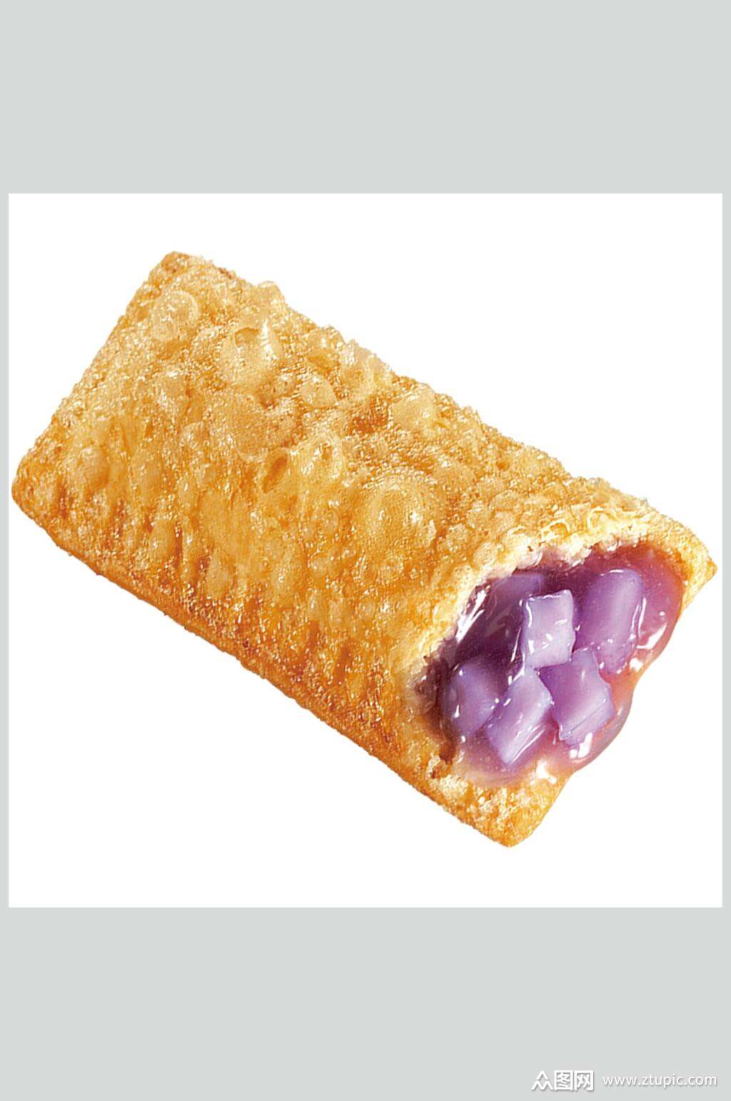 酥香香芋派小吃小食汉堡店图片素材