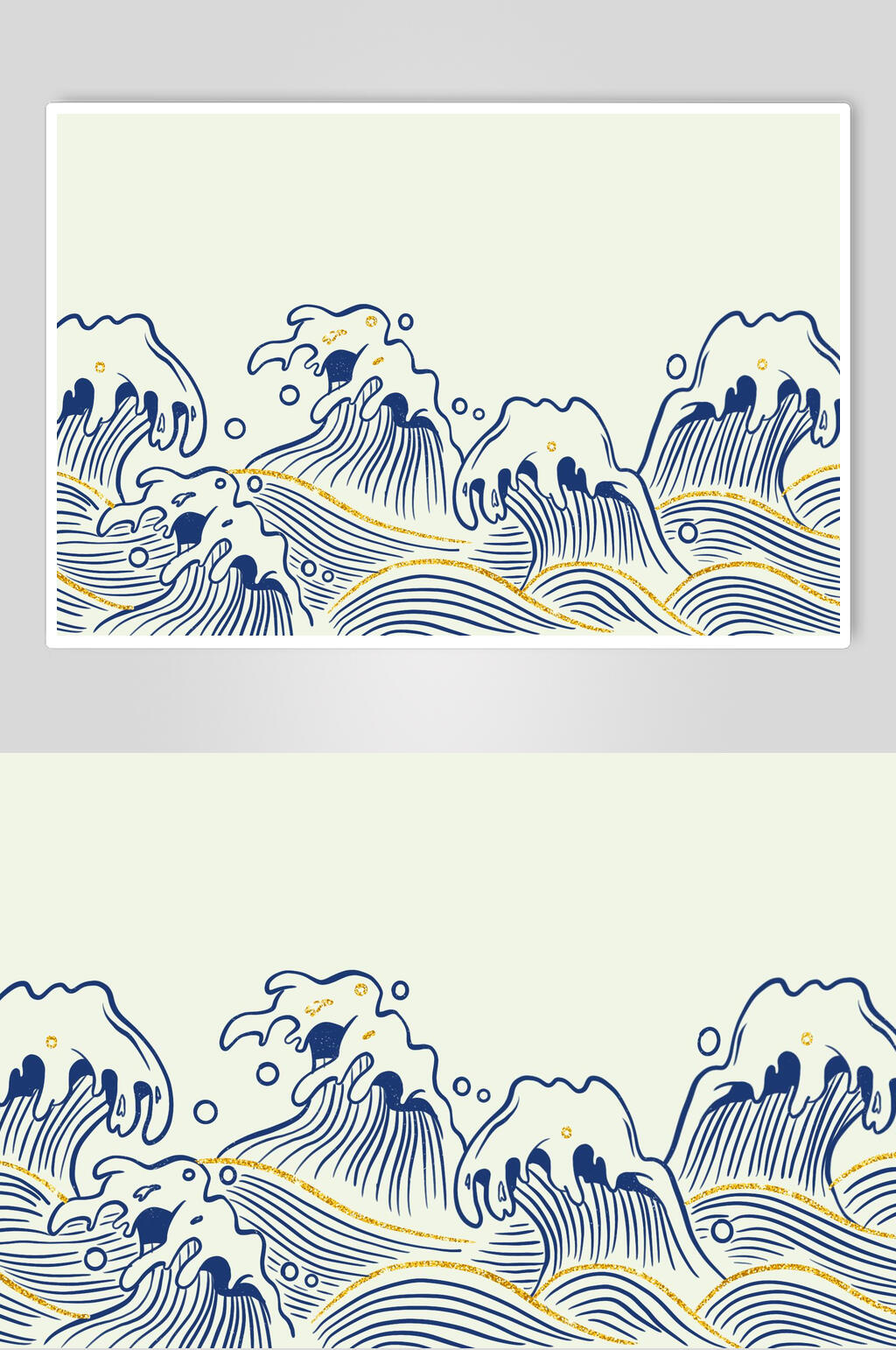 海浪绘画素材_海浪绘画模板_海浪绘画设计图片免费下载-众图网