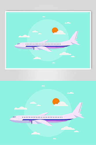 飞机迪拜旅游海报
