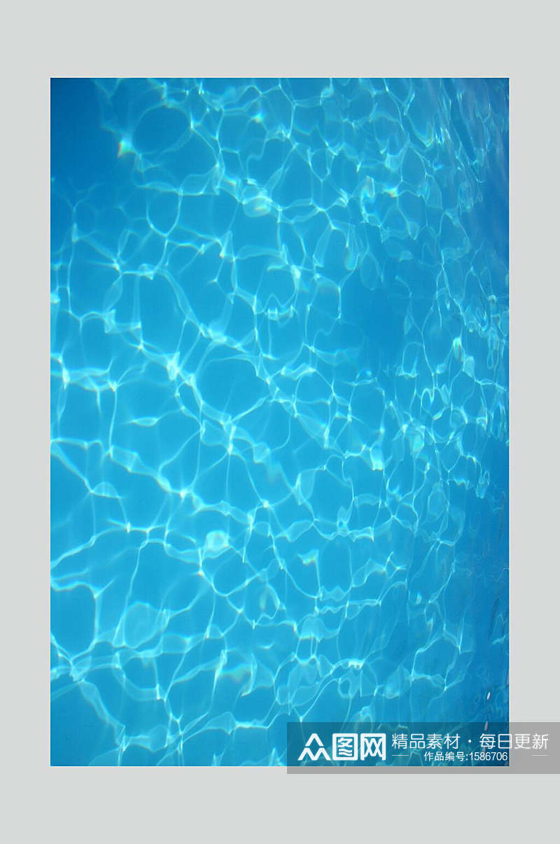 蓝色线条水纹图案图片素材