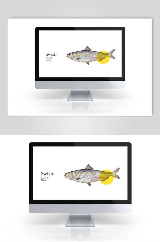 台式电脑桌面餐饮VI样机效果图-众图网