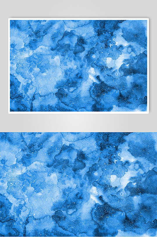 蓝白渐变水彩水墨底纹背景素材高清图片