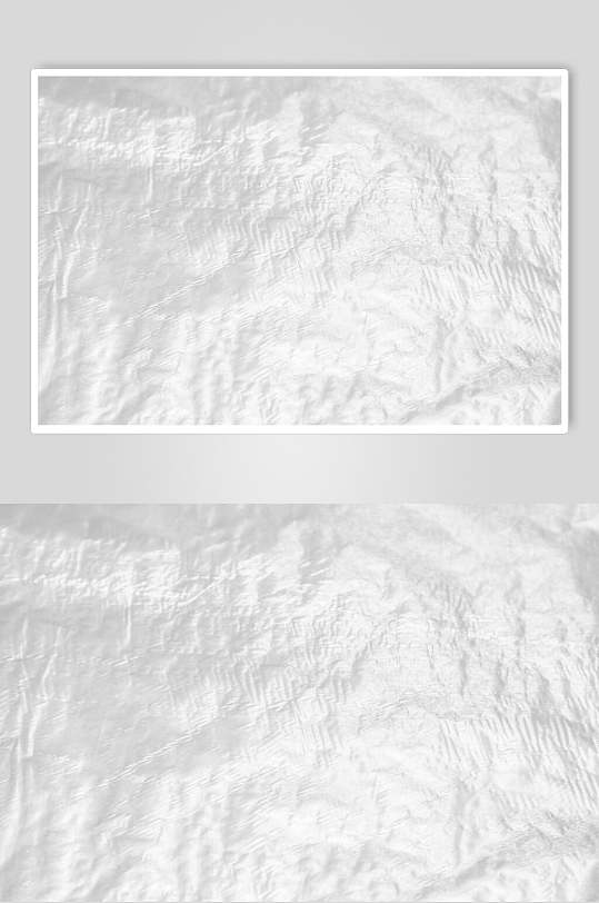 白色塑料纸质感磨砂玻璃贴图褶皱摄影图