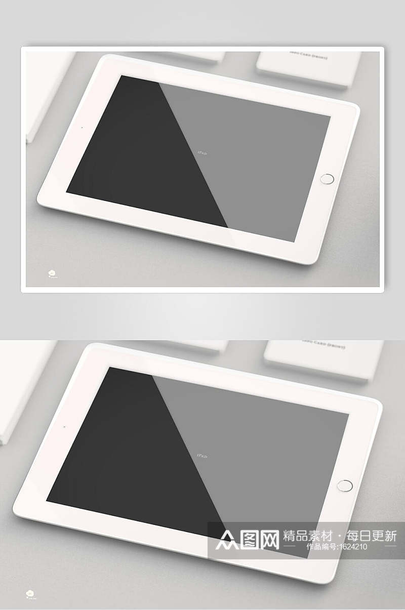 苹果iPad平板VI样机贴图素材