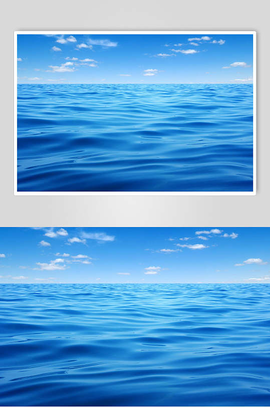 海浪图片蓝色大海摄影图