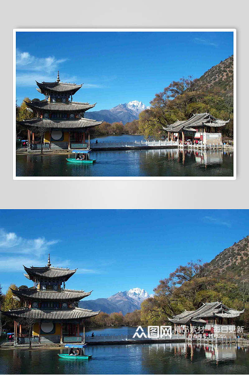 云南山水风景摄影图素材