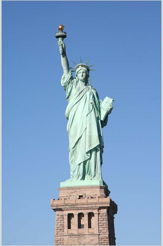 美国自由女神像高清图片