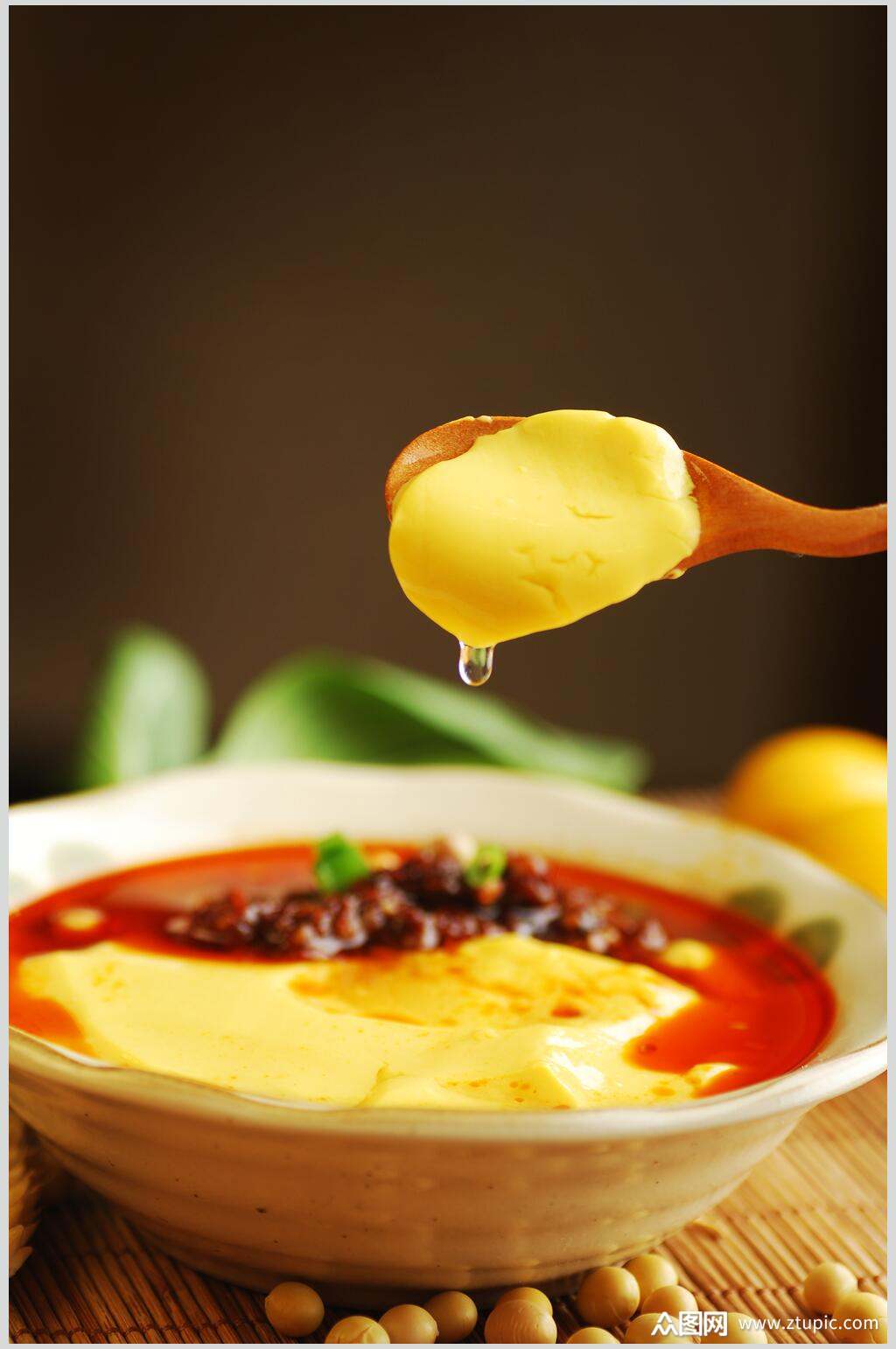 豆花甜品高清甜品图片