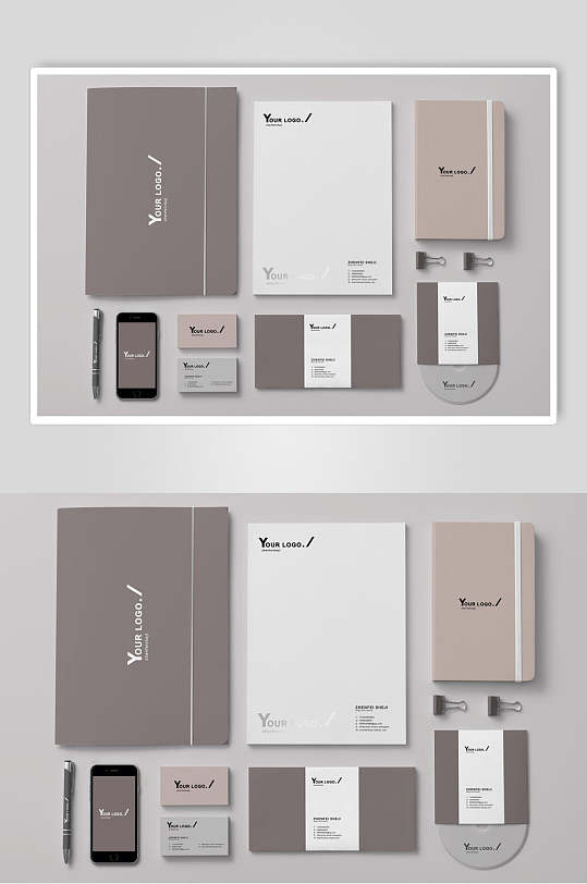 笔记本VI样机-众图网