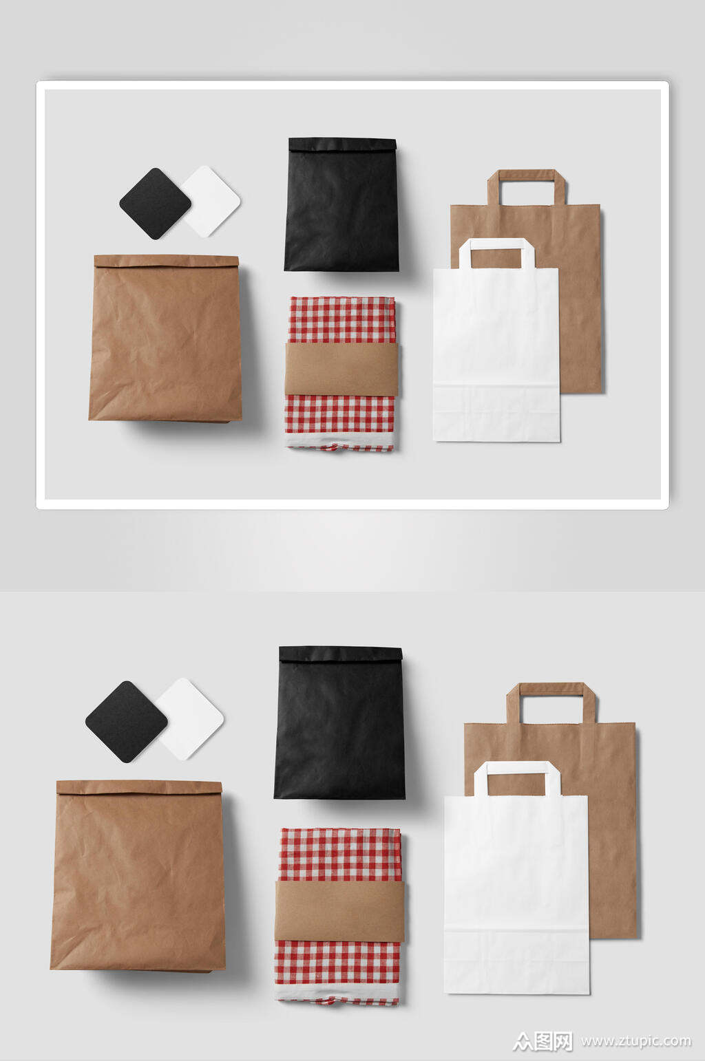 布袋vi样机素材