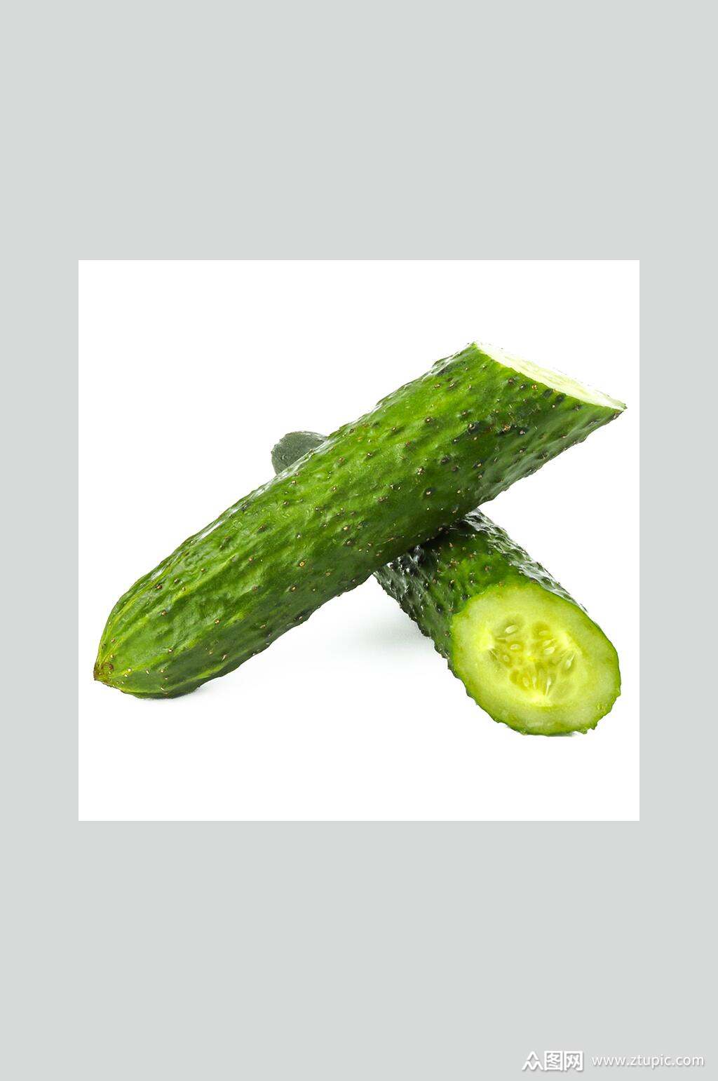 新鲜蔬菜黄瓜高清摄影图片素材