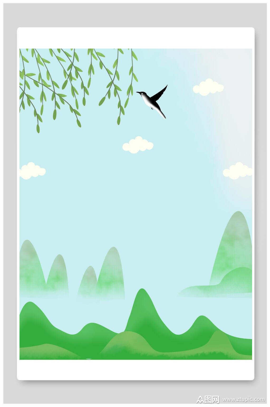 春天春季背景素材免抠背景