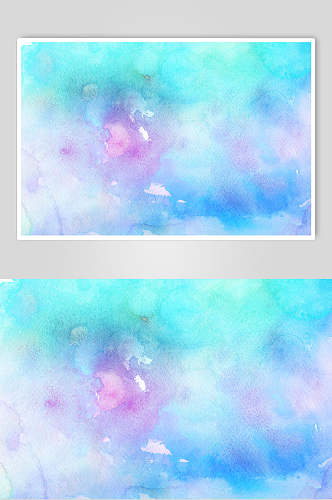 蓝紫渐变水彩水墨底纹背景素材高清图片