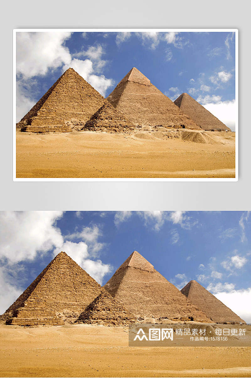 金色印度金字塔高清图片素材