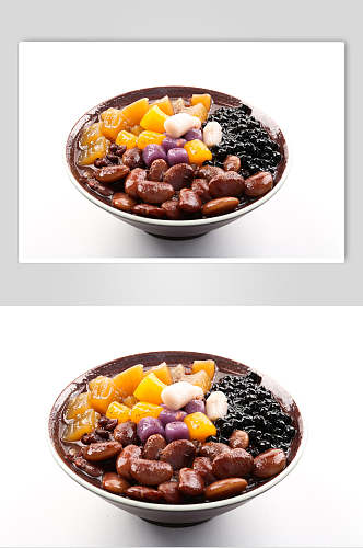 红豆芋圆甜品高清甜品横版图片