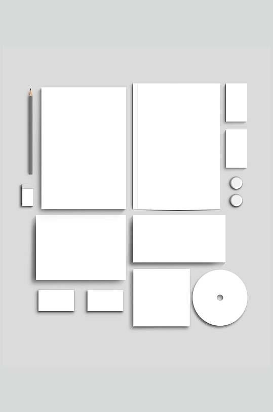 空白办公整套vi样机效果图