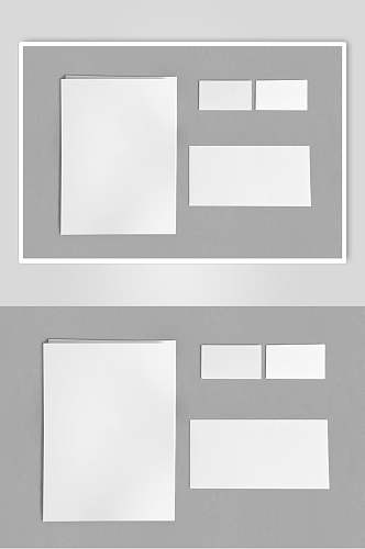 办公名片信封信件效果图样机