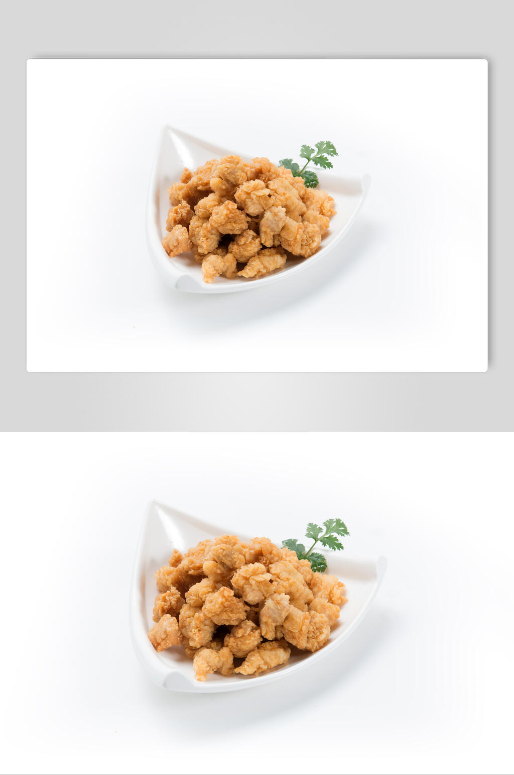 鸡米花炸鸡烤鸡白底高清图片素材