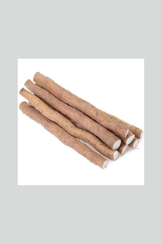 新鲜蔬菜麻山药美食摄影图