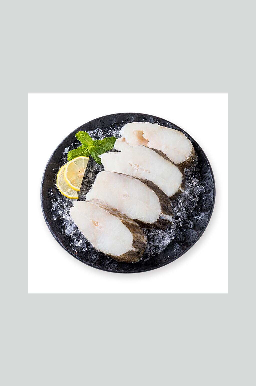 火锅鳕鱼摆盘图片