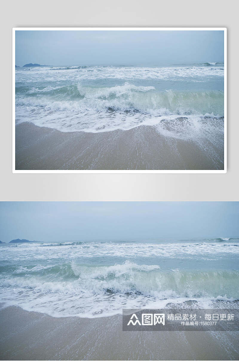 高清实拍壮观大海海浪图片素材