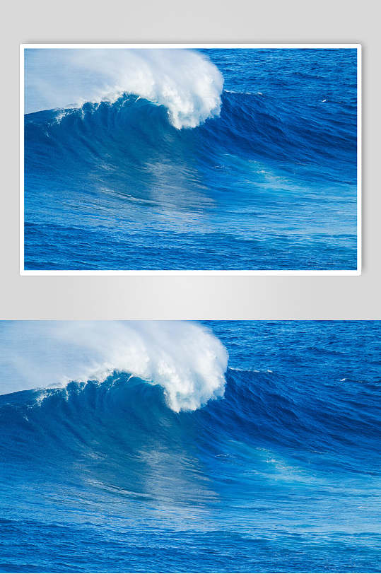 蓝色海浪高清图片