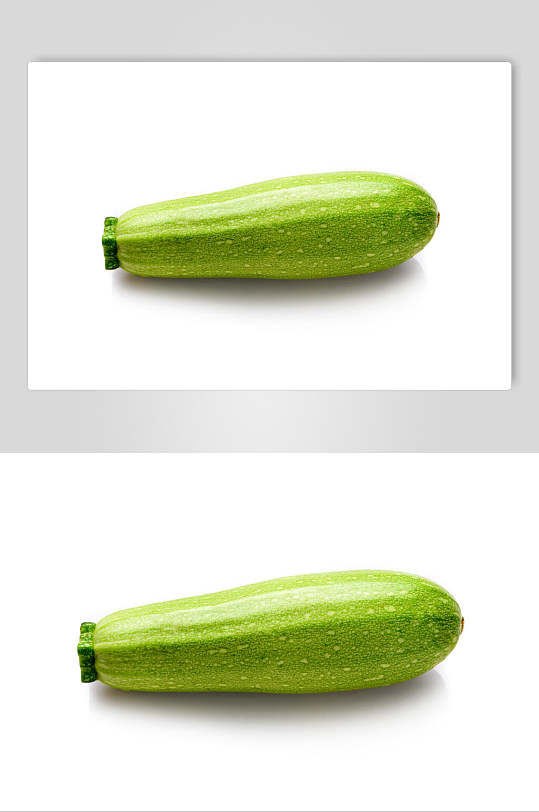 瓜果蔬菜白底蔬菜绿色摄影图