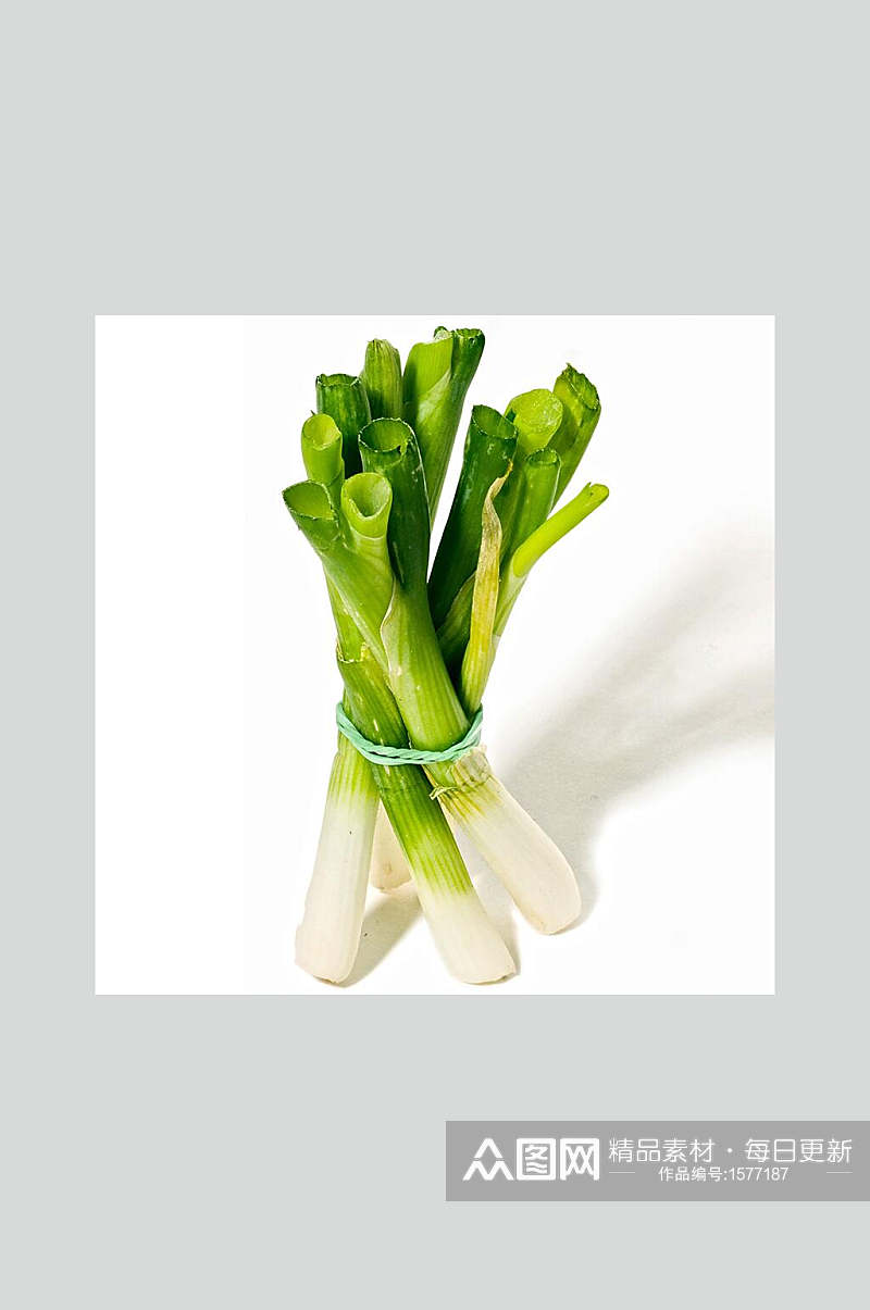 新鲜蔬菜大葱美食摄影图素材