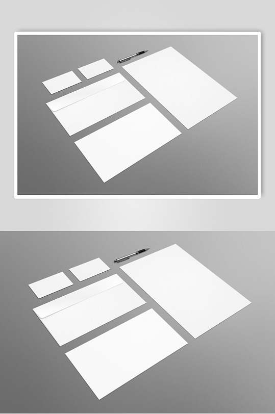 空白办公用品场景整套VI展示样机