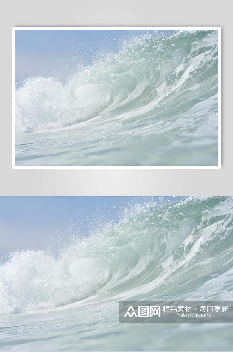 白色大海海浪图片素材