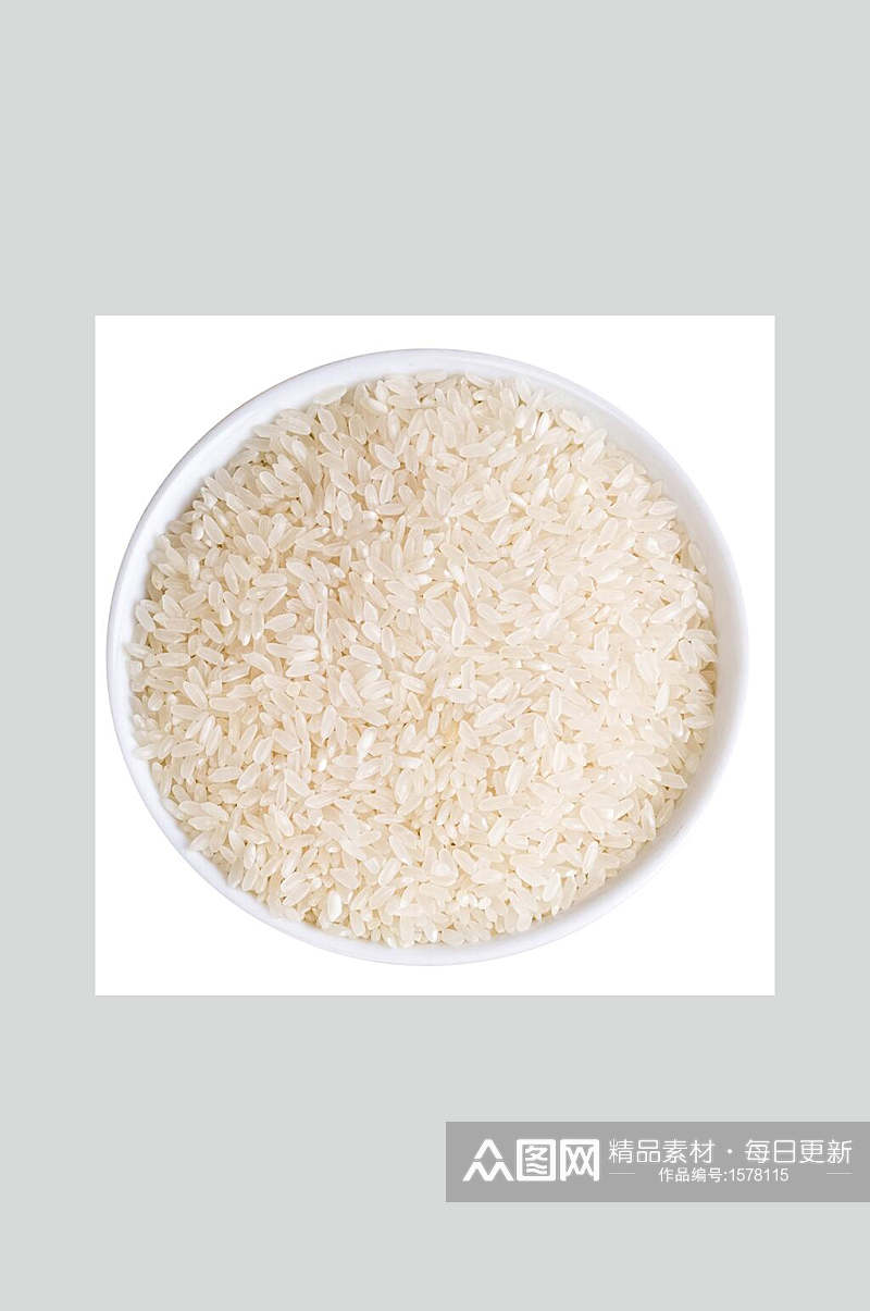 米色可食用软糯大米高清图片素材